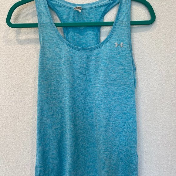Under Armour Blue Racerback Tank, size Small - Picture 3 of 6